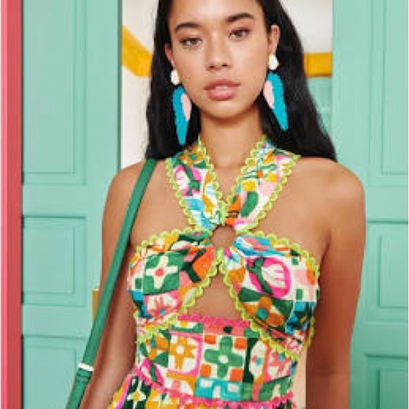 NWOT CeliaB Narmada Midi Dress - Picture 3 of 10